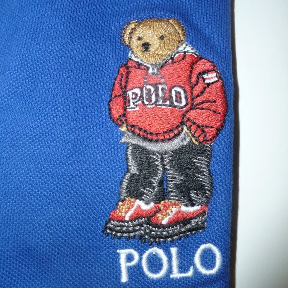 NWOT POLO RALPH LAUREN BEAR CUSTOM SLIM FIT POLO - Picture 3 of 4